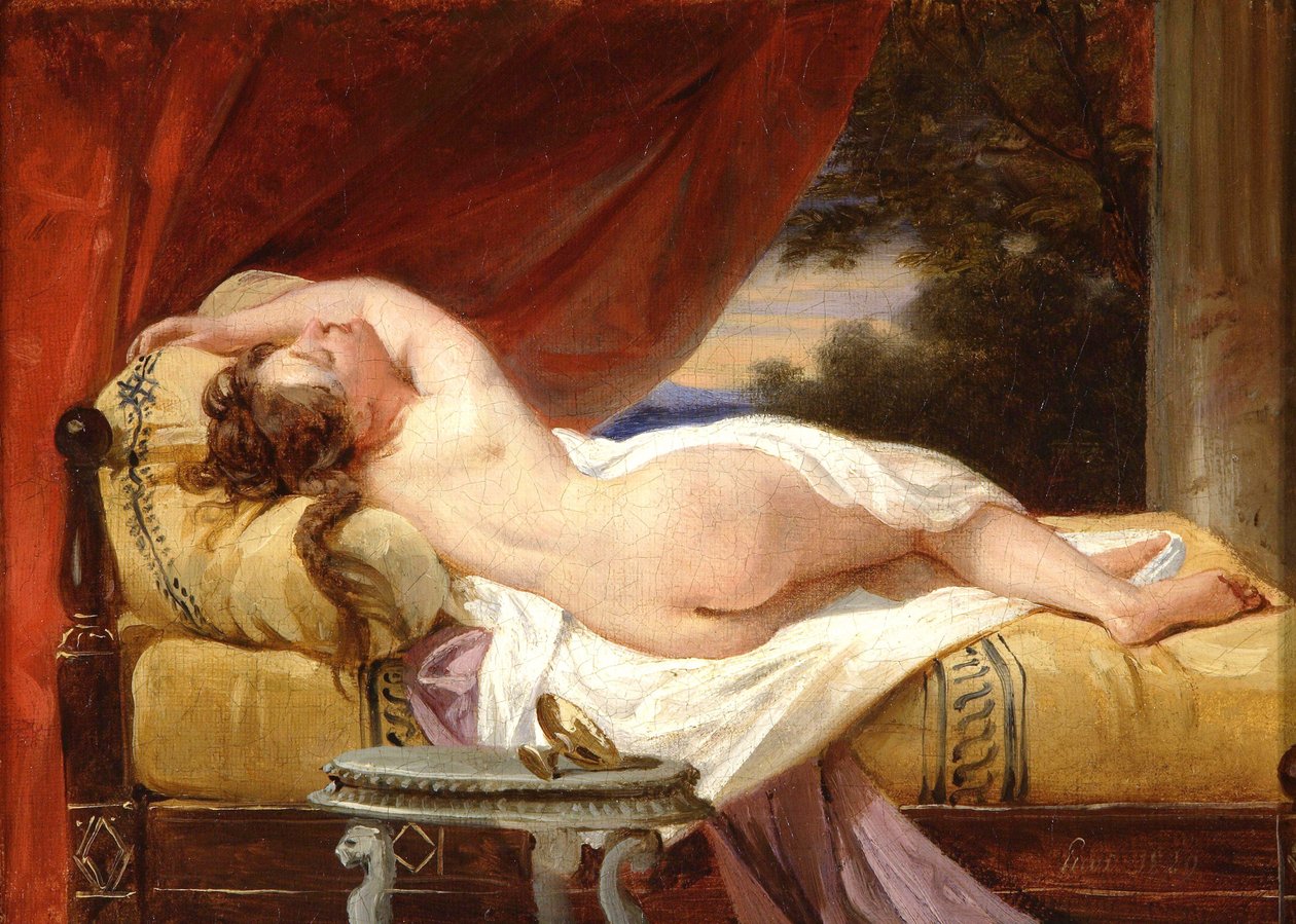 Odaliska, 1829 autorstwa Francois Edouard Picot