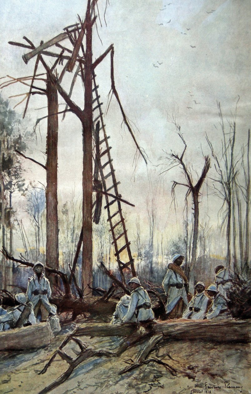 Bitwa nad Sommą, 1916 r. autorstwa Francois Flameng