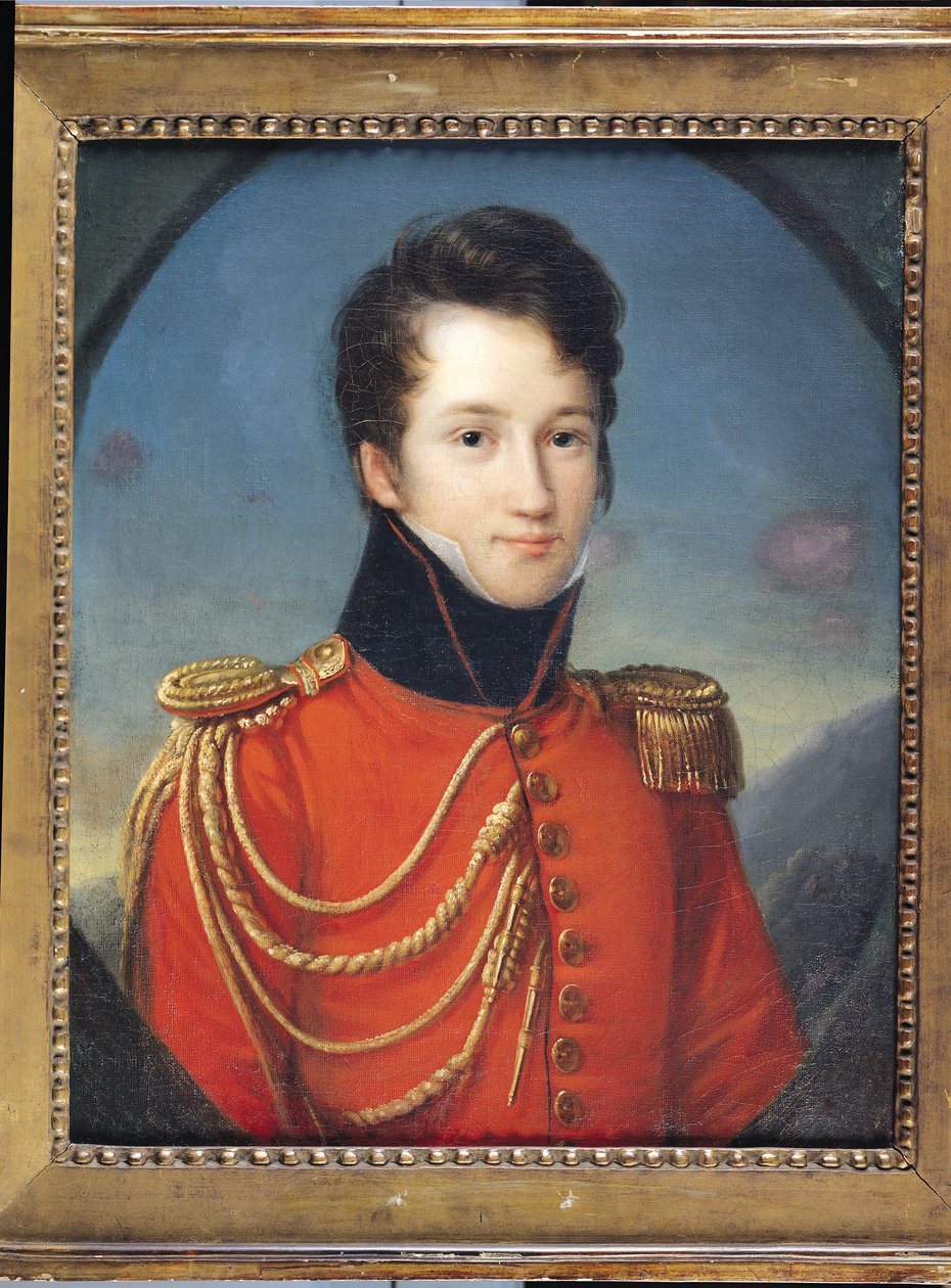 Portret Alfreda de Vigny (1797-1863) autorstwa Francois Josephe Kinson