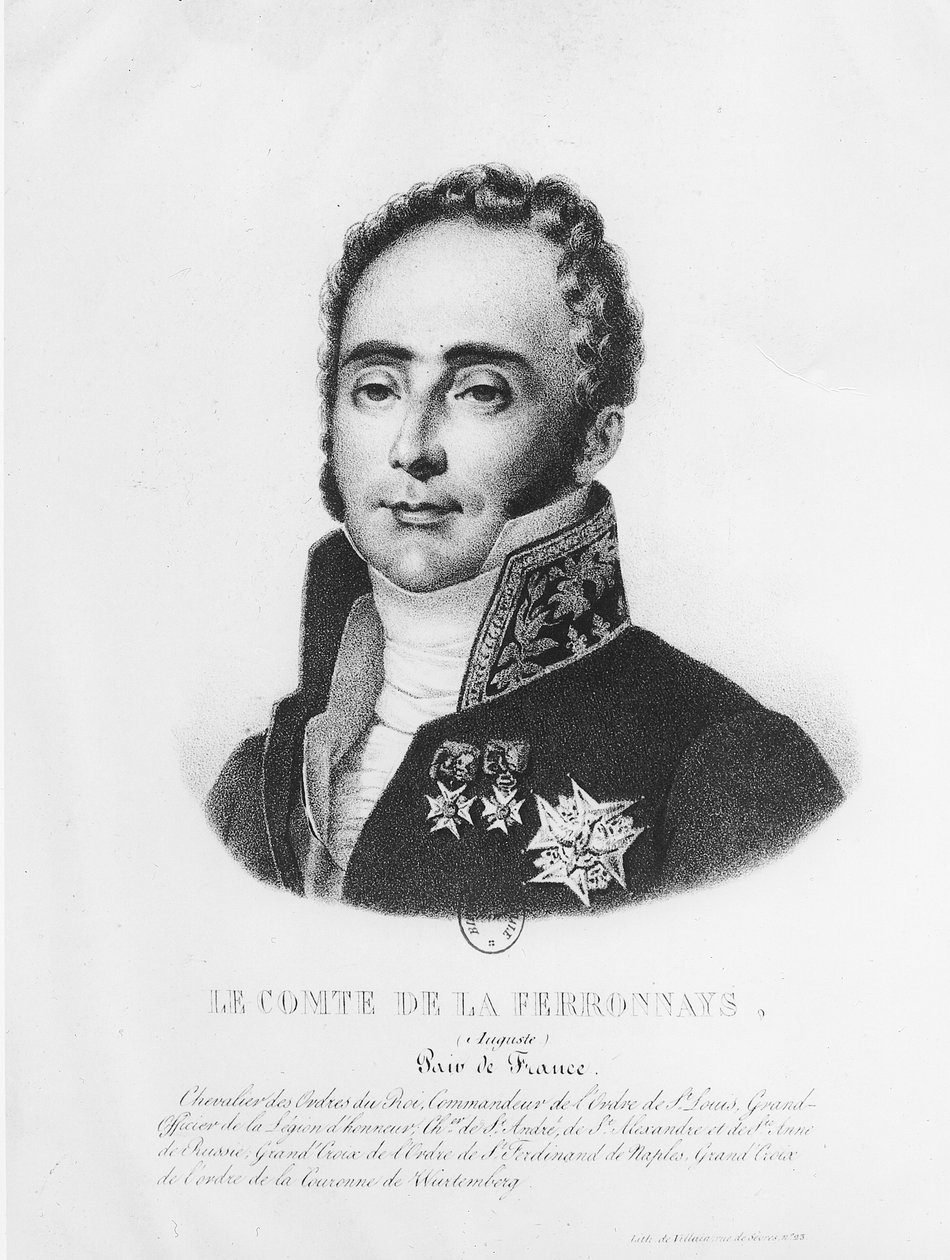 Hrabia Auguste de la Ferronays (1777-1842) autorstwa Francois Le Villain