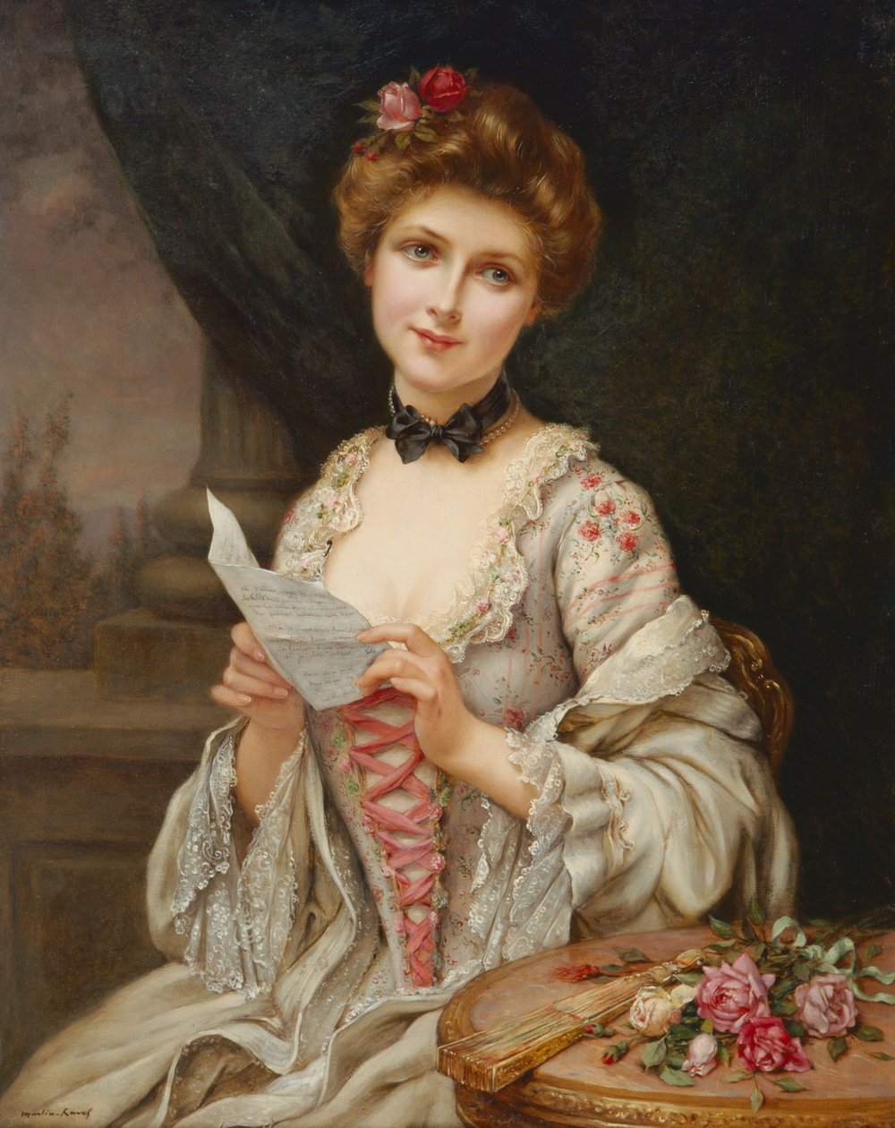 List miłosny autorstwa Francois Martin Kavel