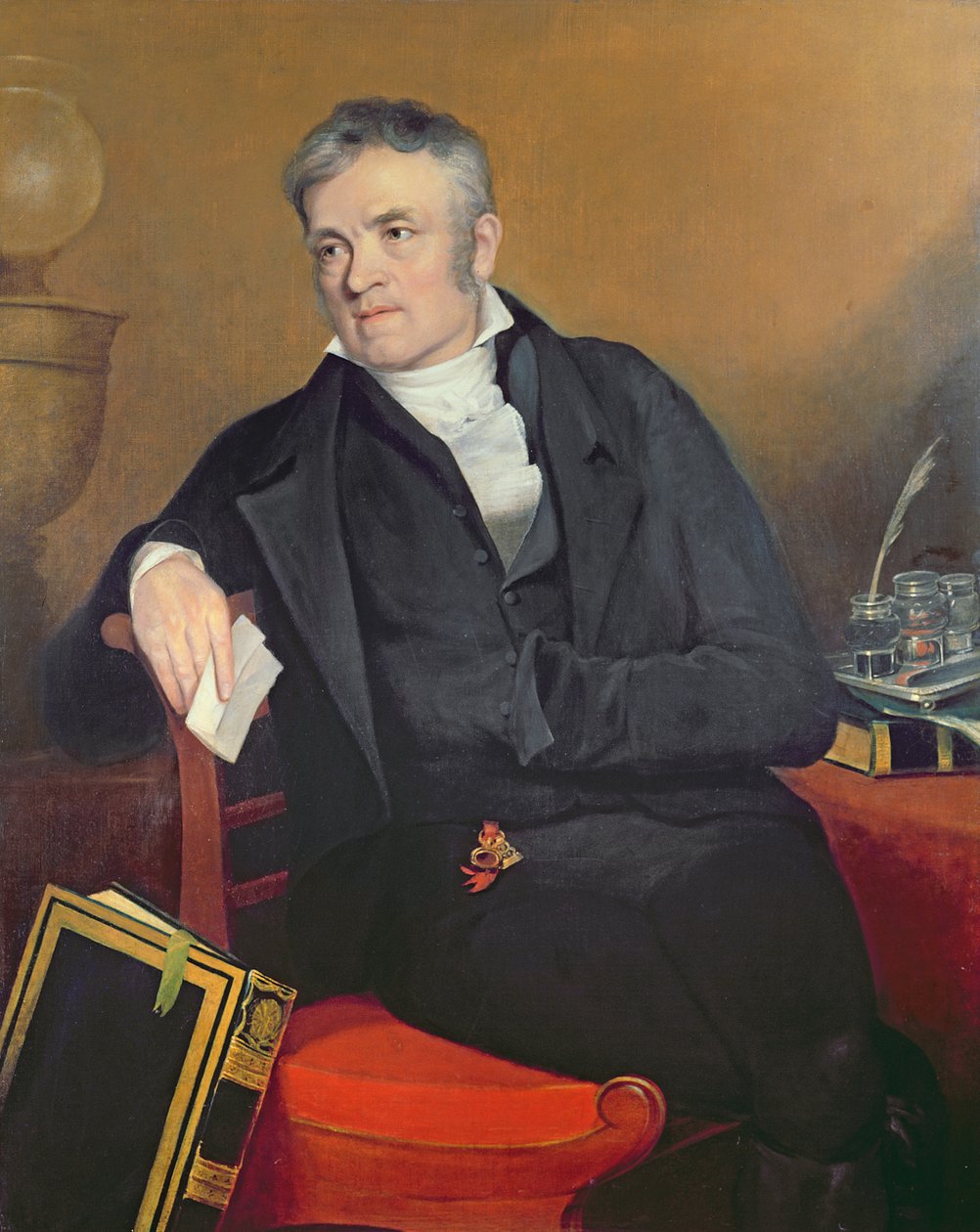 Rudolph Ackermann, 1810-14 autorstwa Francois Nicolas Mouchet