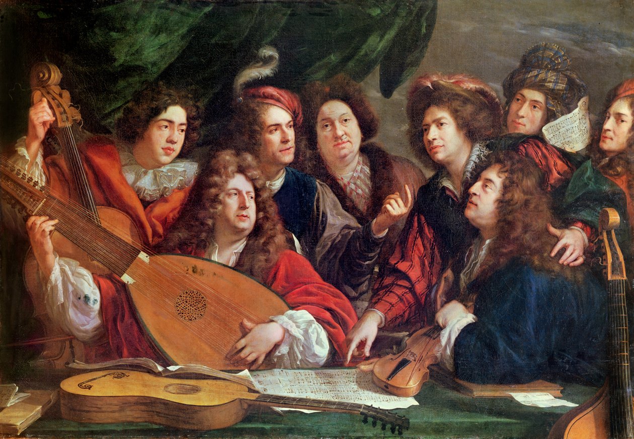 Towarzystwo Muzyczne, 1688 autorstwa Francois Puget