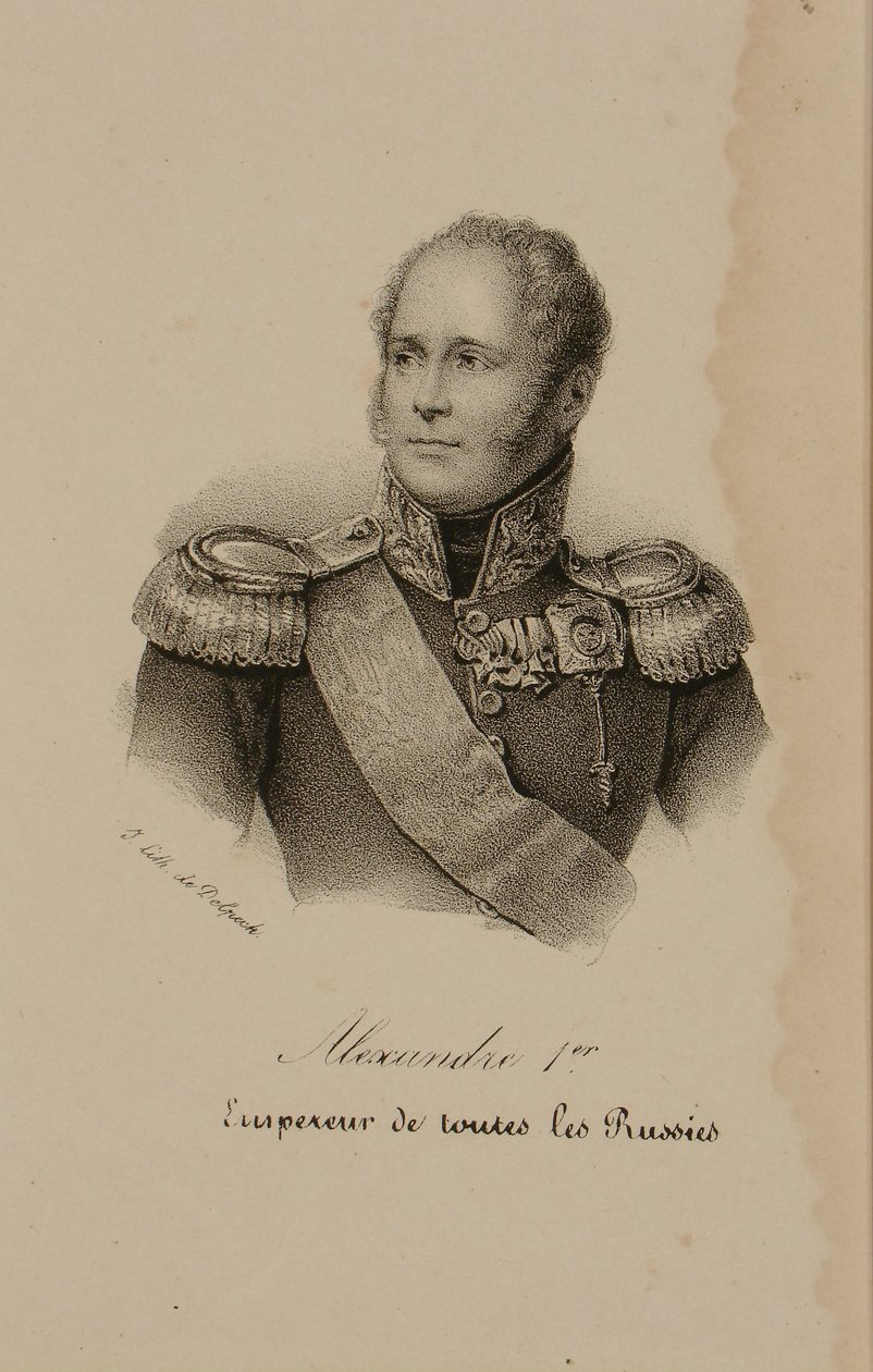 Portret Aleksandra I (1777-1825) autorstwa Francois Seraphin Delpech