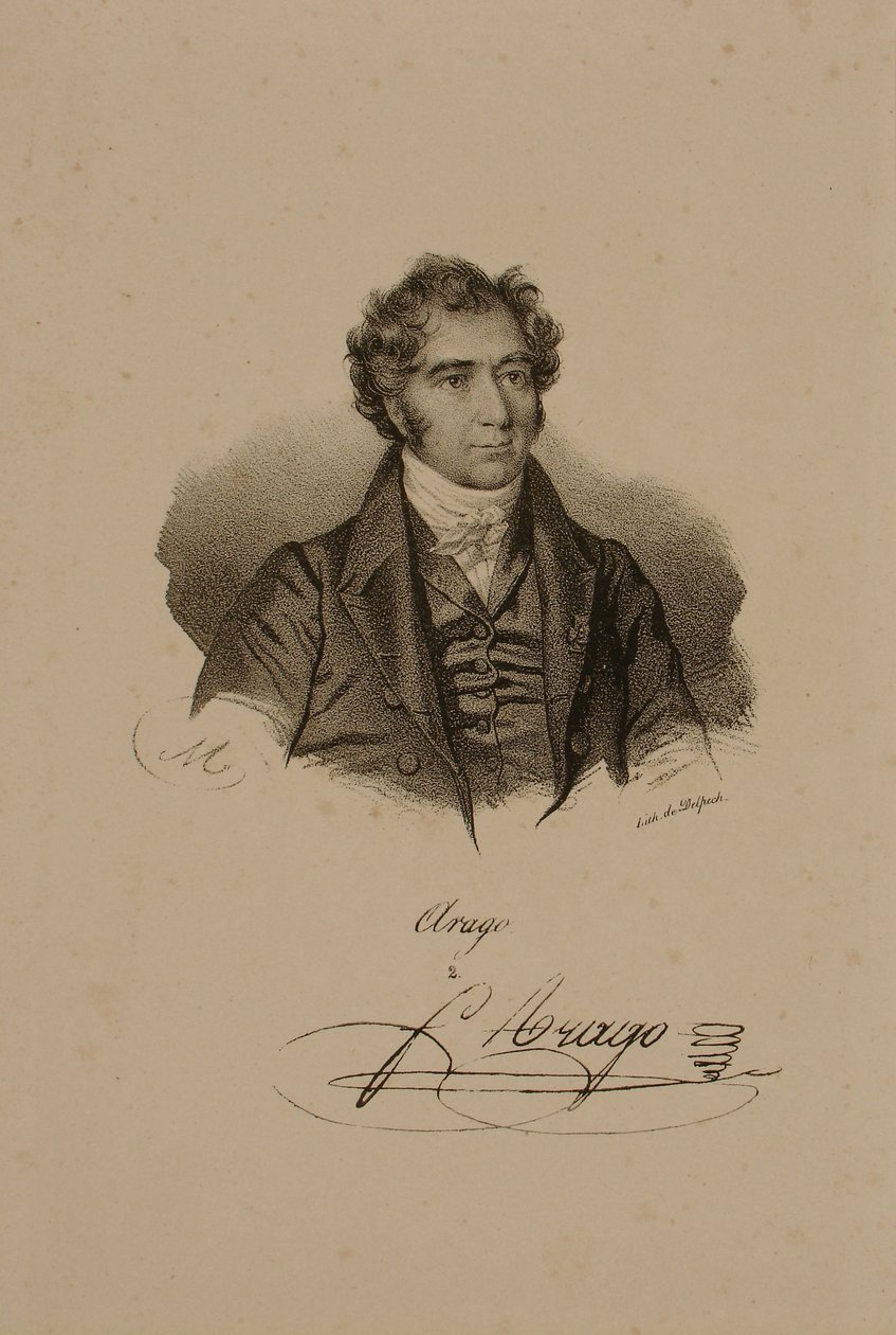 Portret Dominique Francois Jean Arago (1786-1853) autorstwa Francois Seraphin Delpech
