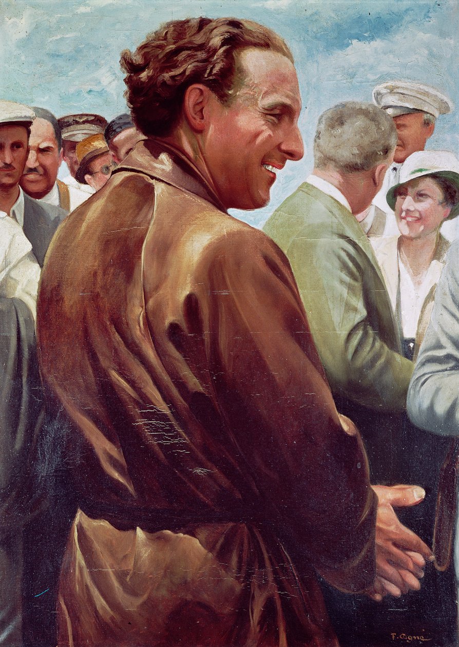 Jean Mermoz (1901-36) autorstwa Francois Victor Cogne