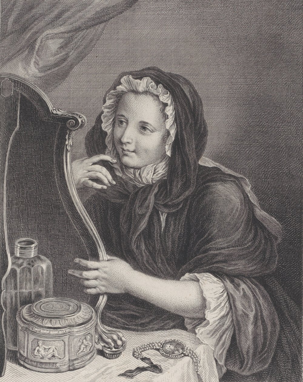 Zalotna wdowa, 1724. autorstwa Francois Bernard Lepicie