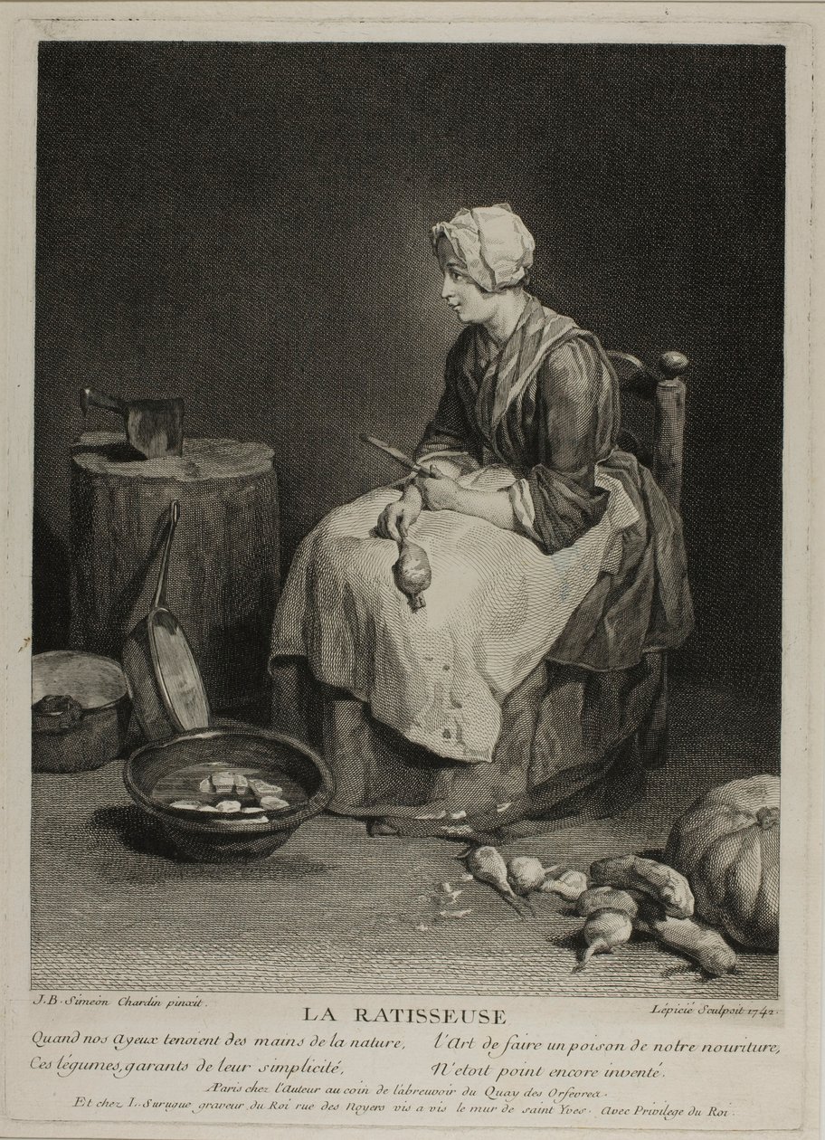 Skrobak do rzepy autorstwa Francois Bernard Lepicie