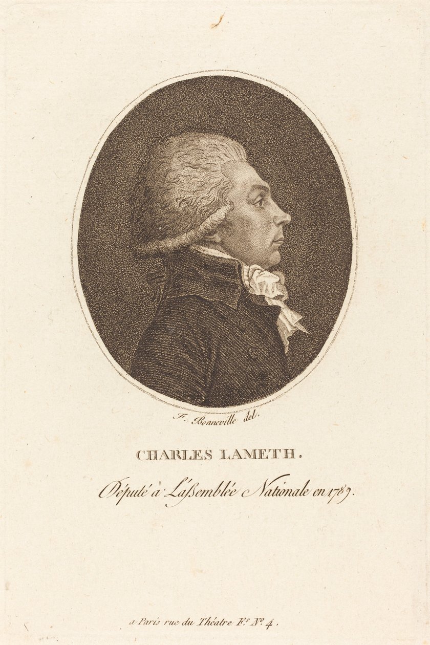 Charles Lameth autorstwa Francois Bonneville