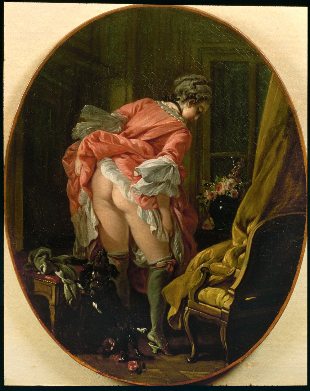 La jupe relevee - podniesiona spódnica autorstwa François Boucher