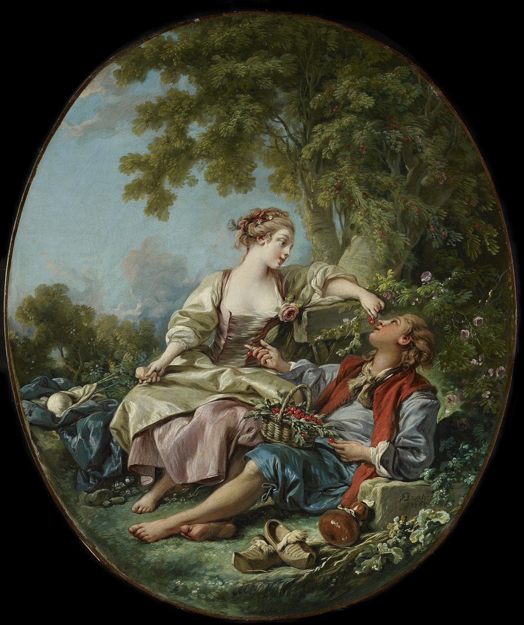 Les Sabots [Drewniane buty] autorstwa François Boucher