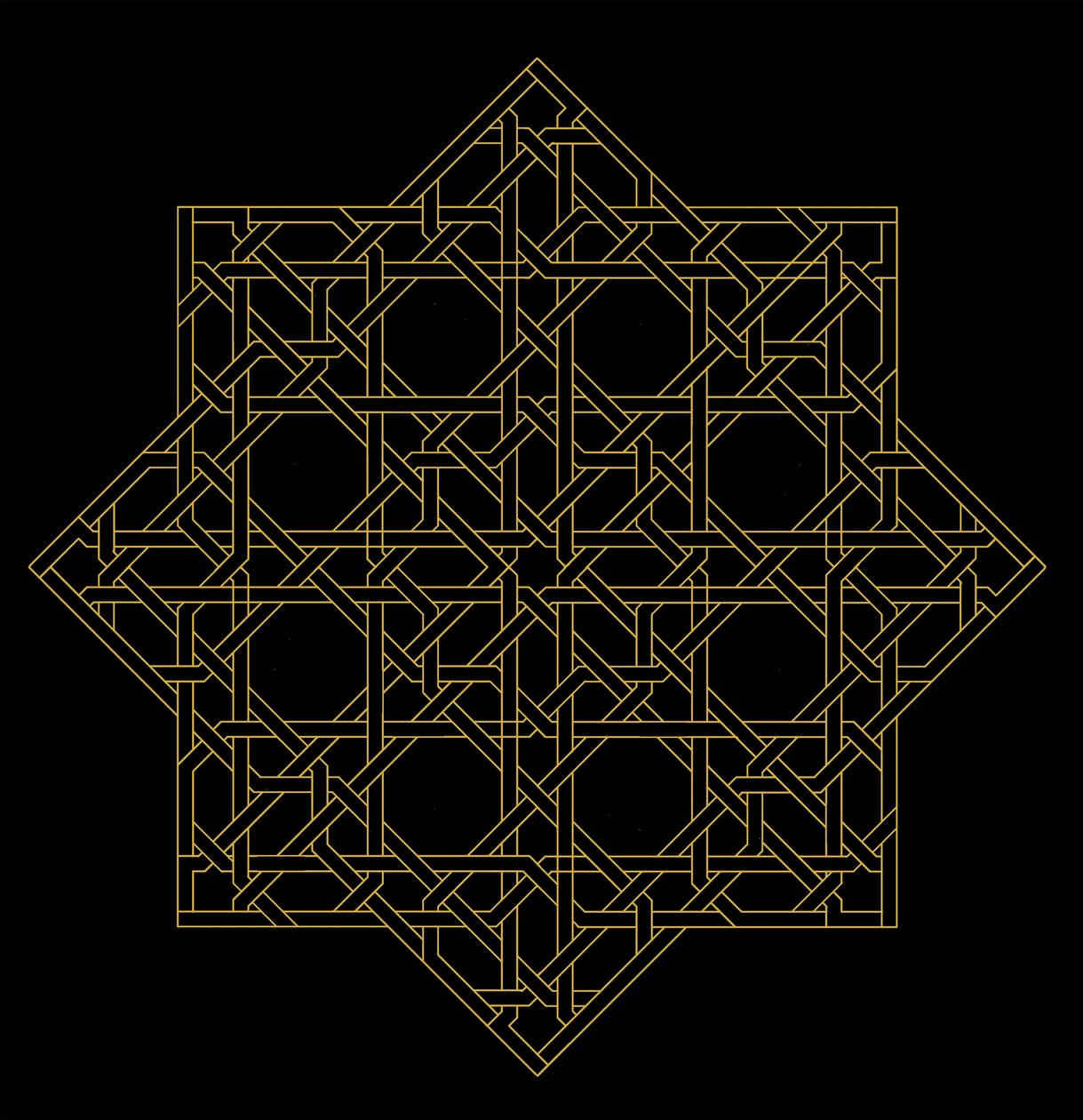 Labirynt, 2016, (sitodruk na papierze) autorstwa Francois Domain