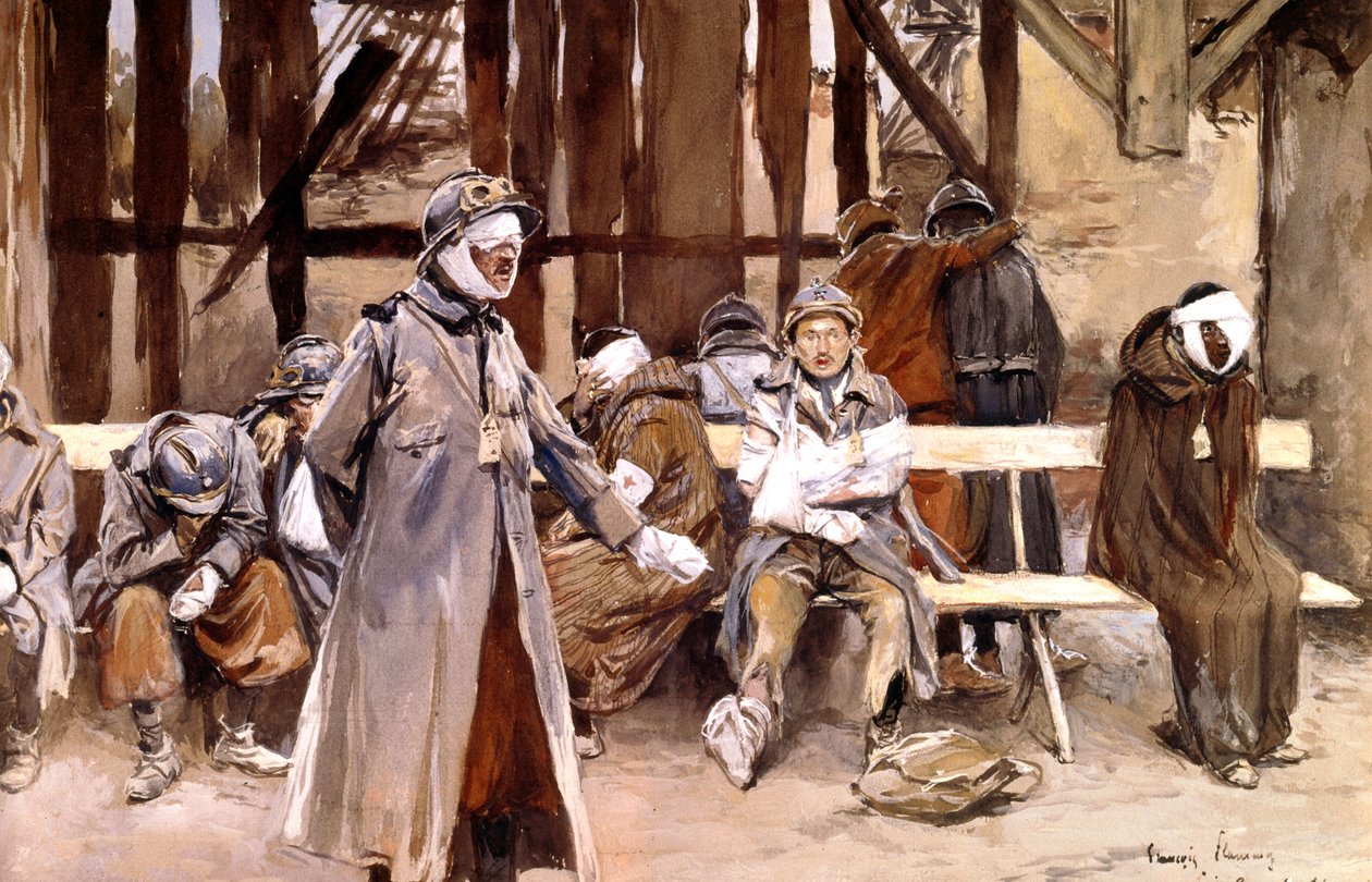 The Country Hospitalпольский autorstwa Francois Flameng