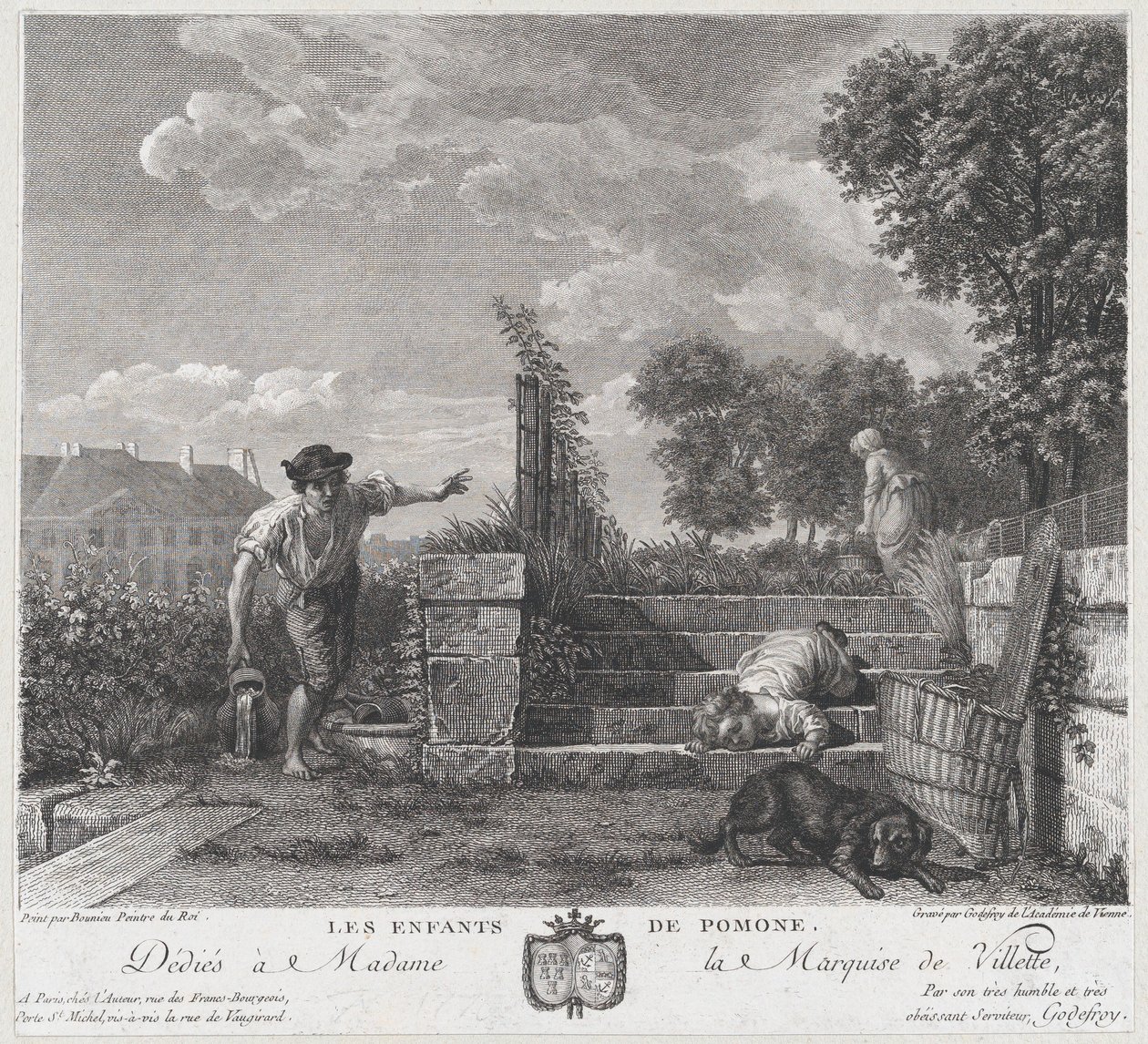 Dzieci Pomony, 1778. autorstwa Francois Godefroy