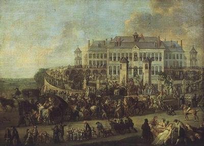 Festyn w Broquelet autorstwa Francois Louis Joseph Watteau