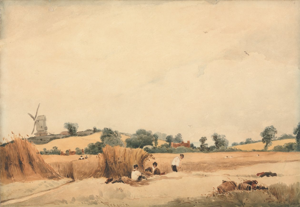 Żniwny autorstwa Francois Louis Thomas Francia