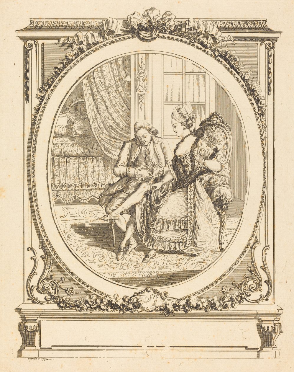 Order Podwiązki autorstwa Francois Marie Isidore Queverdo