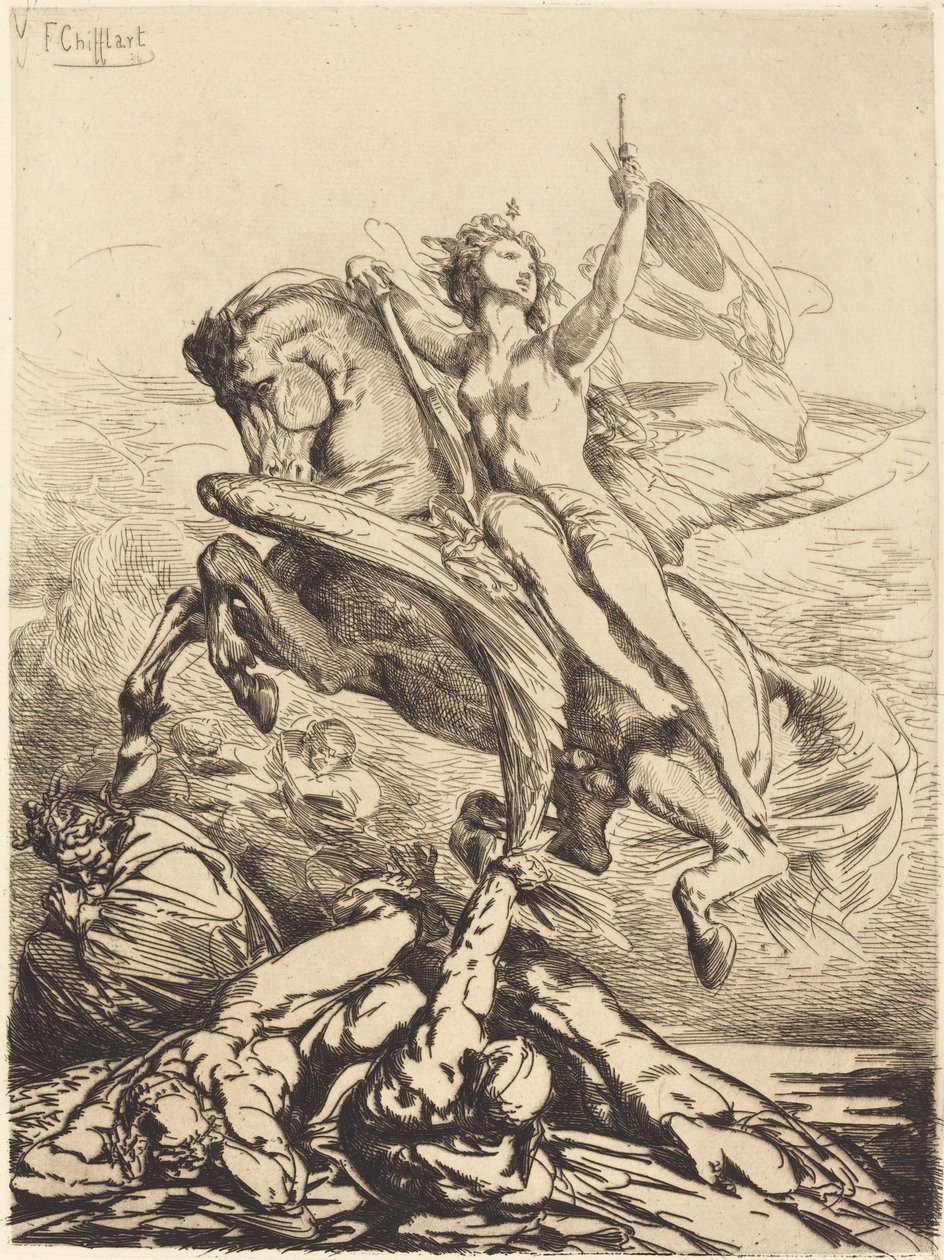 Geniusz Sztuki autorstwa Francois Nicolas Chifflart