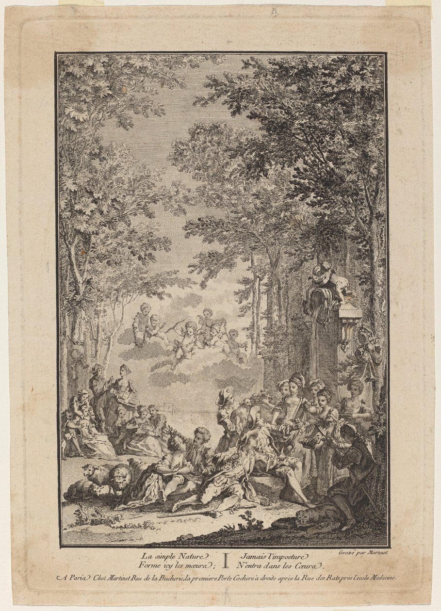 Prosta natura autorstwa Francois Nicolas Martinet