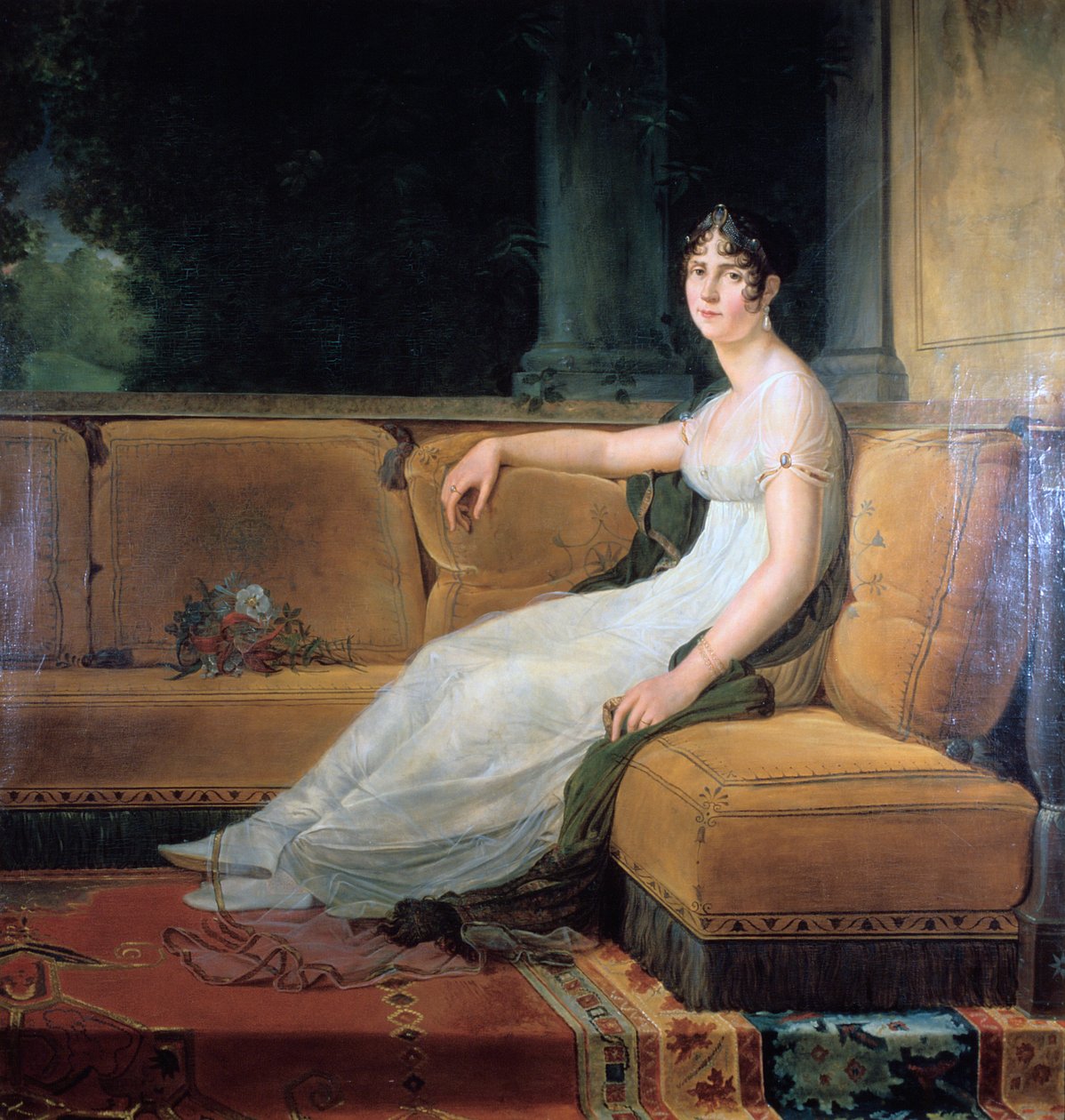 Cesarzowa Józefina w Malmaison, ok. 1801 r. autorstwa Francois Pascal Simon Gerard