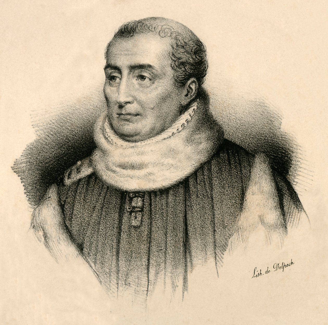 Christophe de Thou, 1508-1582, ok. 1830. autorstwa Francois Seraphin Delpech