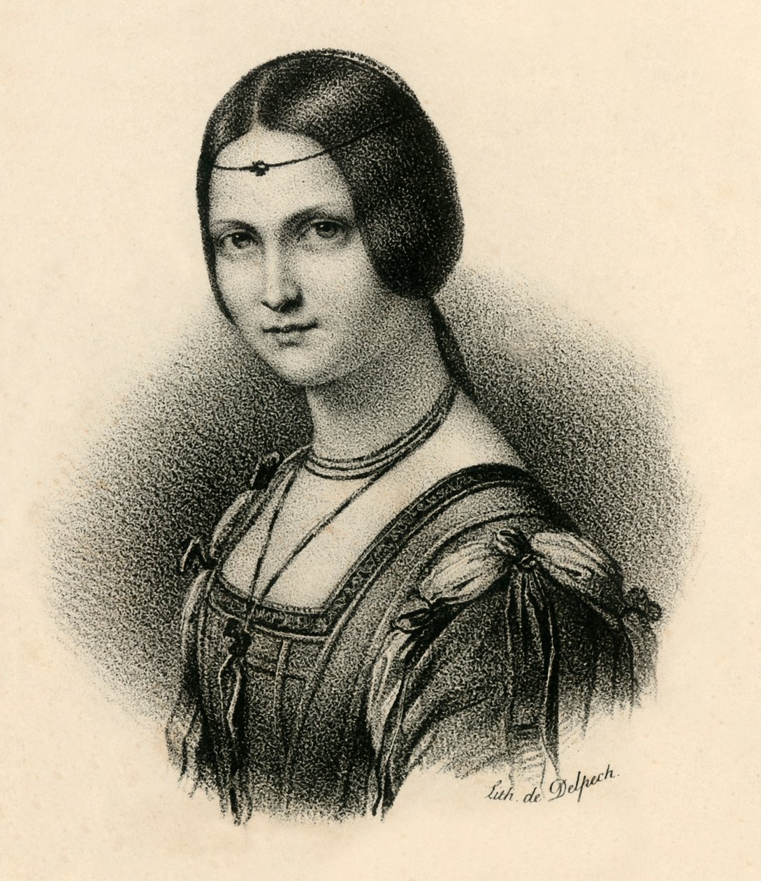 La Belle Feronnaire, ok. 1830. autorstwa Francois Seraphin Delpech