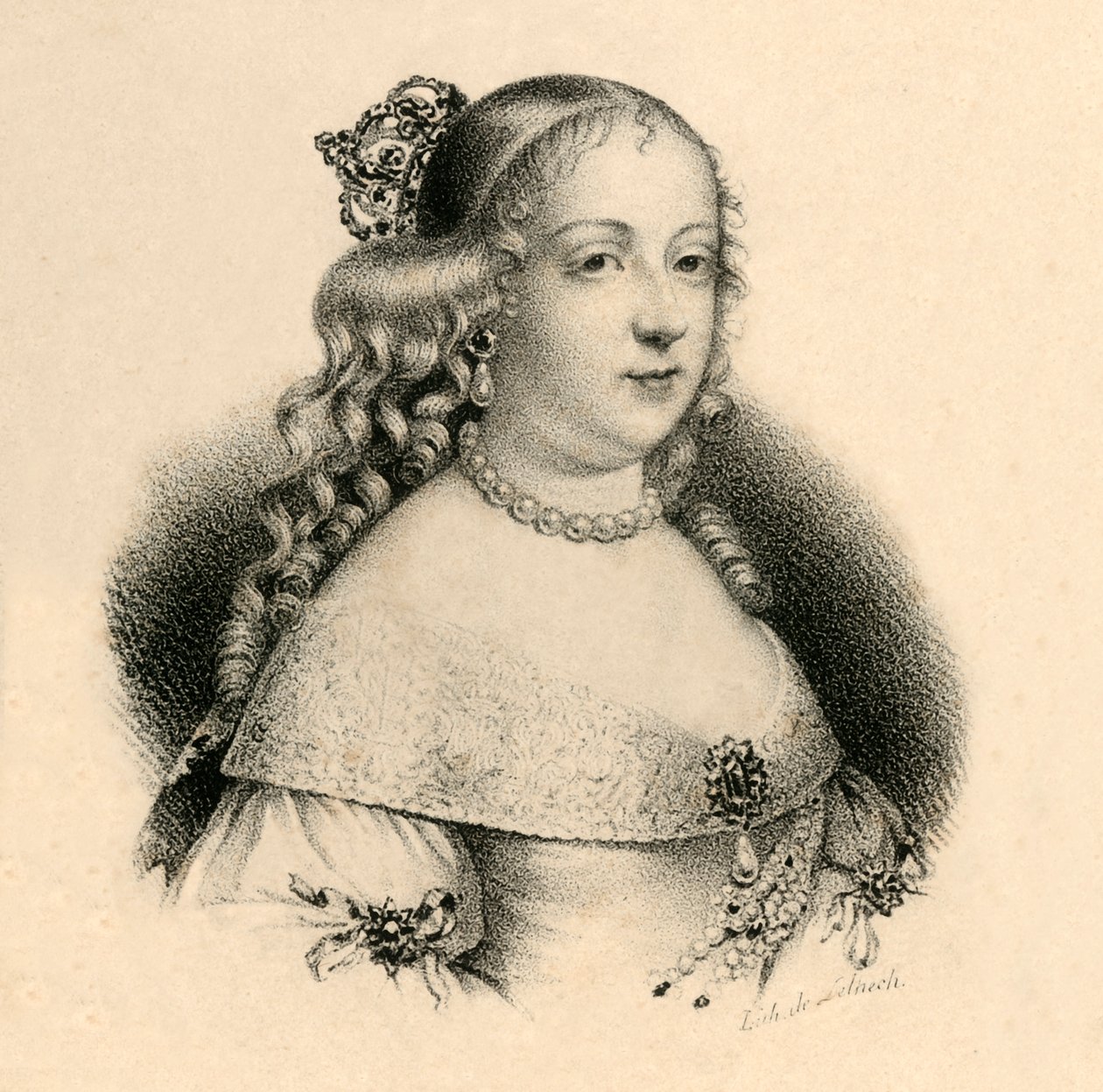 Marie Therese dAutriche, 1717-1780, c1830. autorstwa Francois Seraphin Delpech