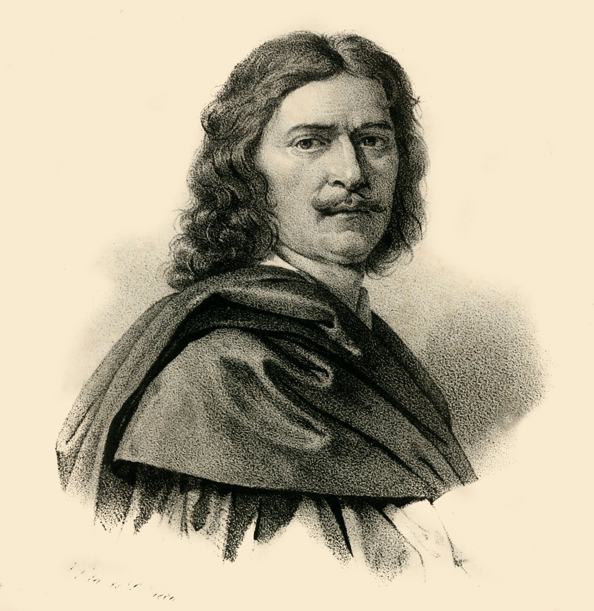 Nicolas Poussin, 1594-1665, c1830. autorstwa Francois Seraphin Delpech