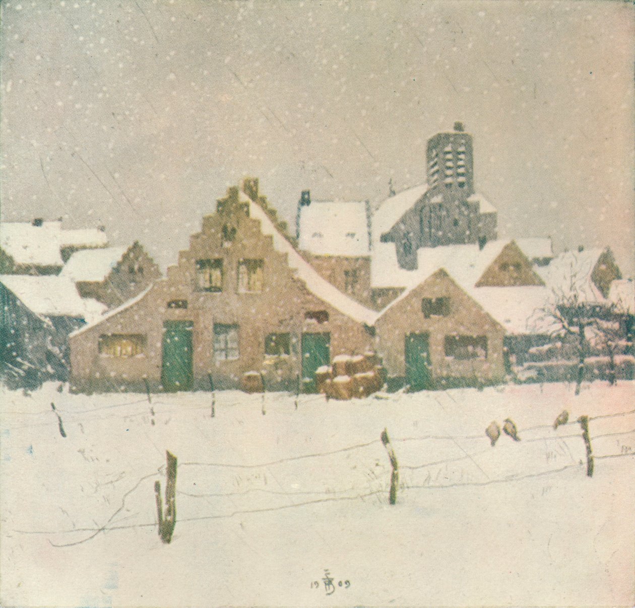 „Zima”, ok. 1910 r. autorstwa Francois Simon