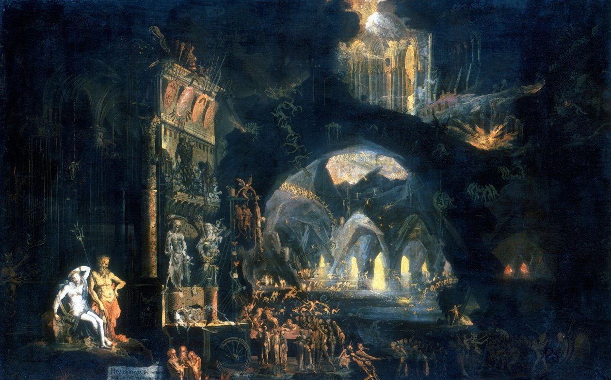 Zaświaty, ok. 1613–1644 r autorstwa Francois de Nome