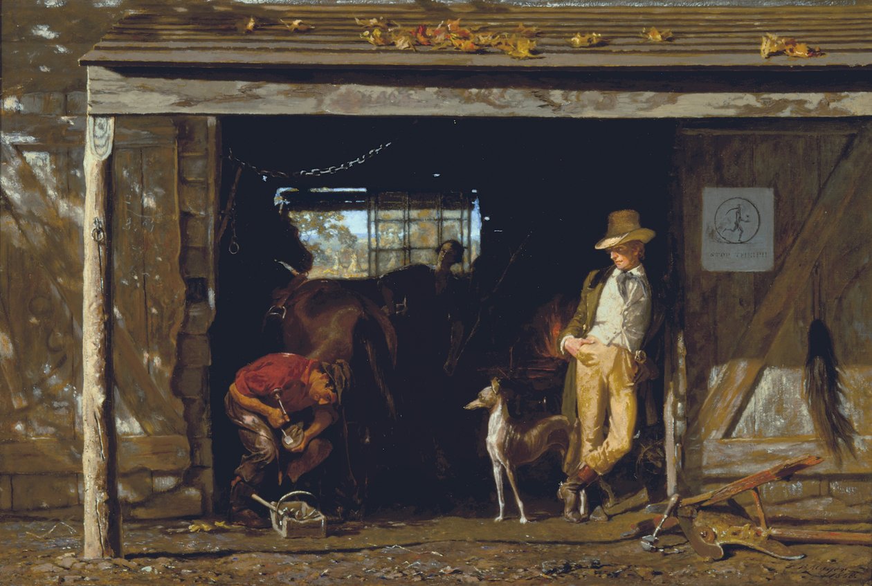 Czas wolny i praca, 1858 autorstwa Frank Blackwell Mayer