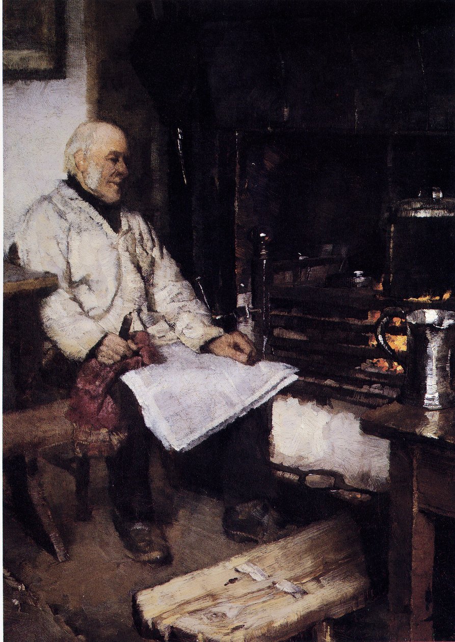 Zima autorstwa Frank Bramley