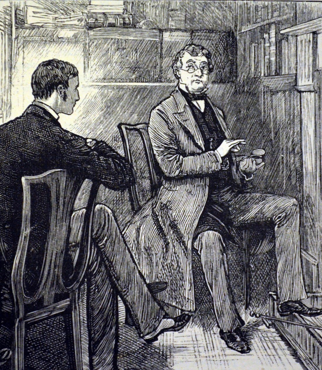 Profesjonalny dżentelmen, 1883 autorstwa Frank Dadd