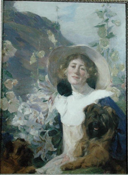 Żona artysty, Katherine Graham autorstwa Frank Bramley