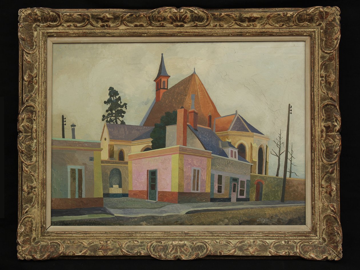 Kaplica Notre Dame - Chartres, ok.1938 autorstwa Frank Coombs