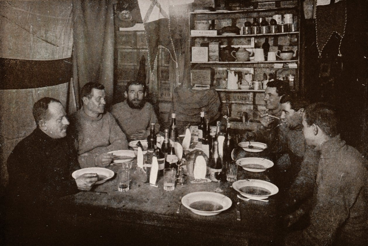 Dzień Środka Zimy, 1912 - Mężczyźni, 1913 autorstwa Frank Debenham