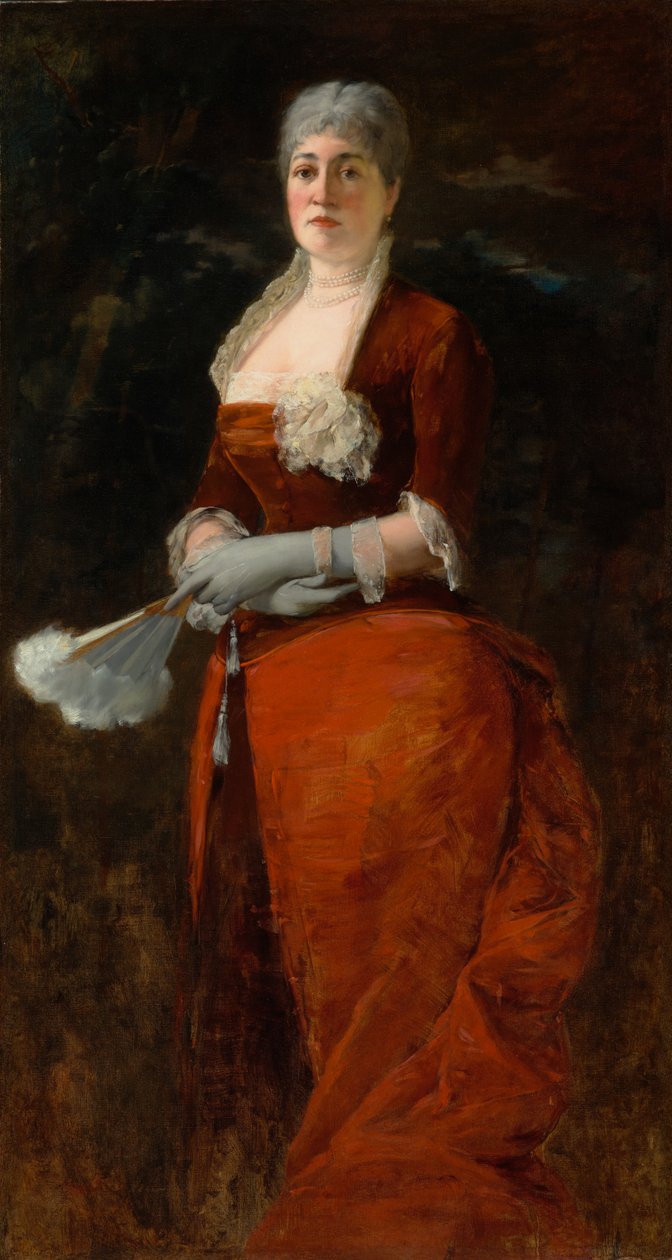 Mary E. Goddard, 1879 autorstwa Frank Duveneck