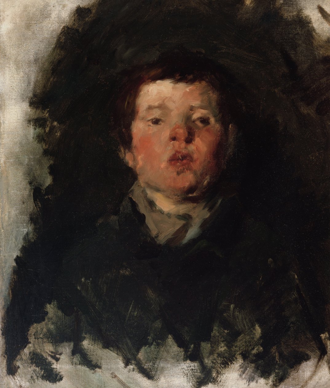 Portret chłopca autorstwa Frank Duveneck