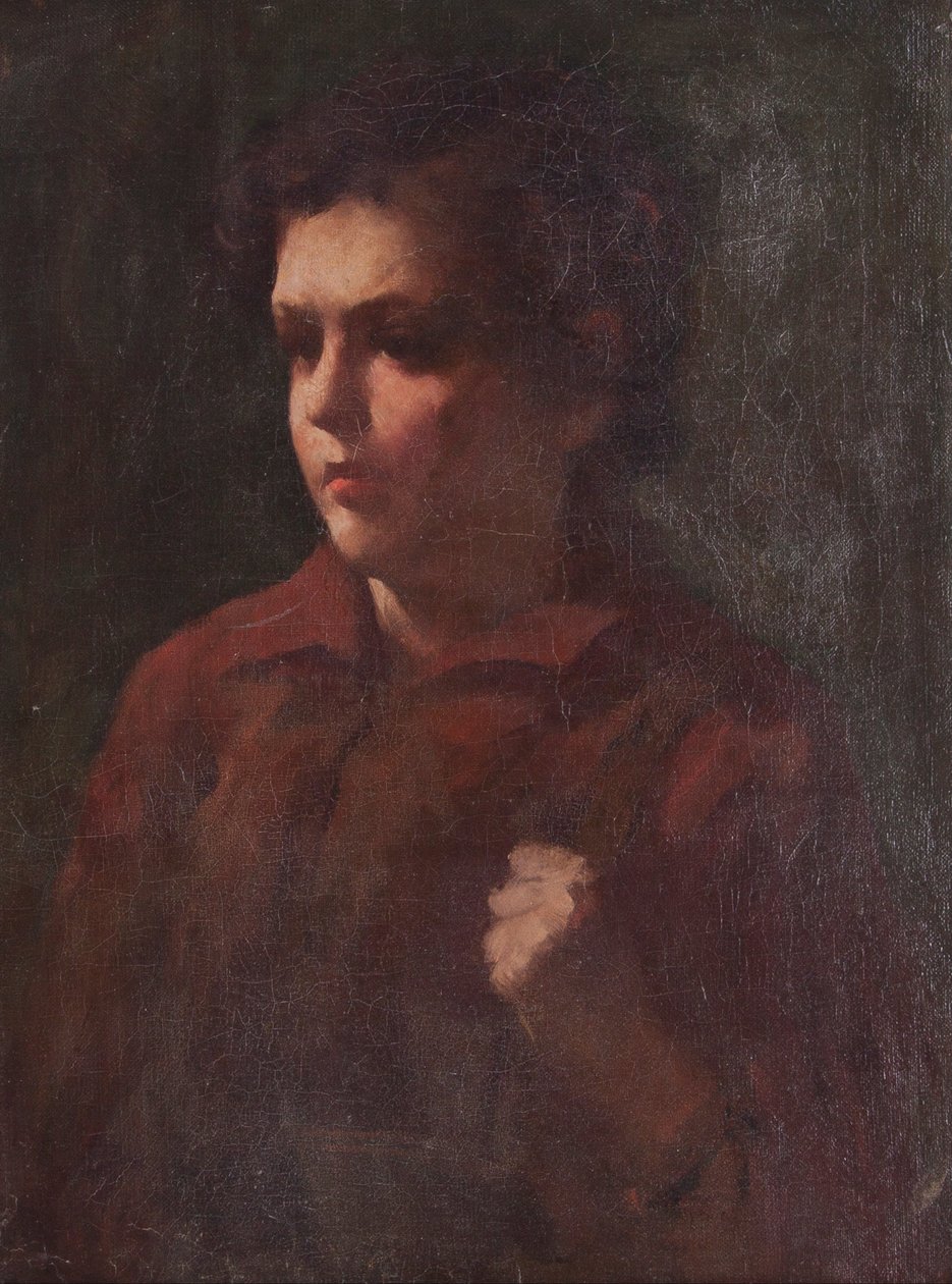 Studium szkolnego chłopca autorstwa Frank Duveneck