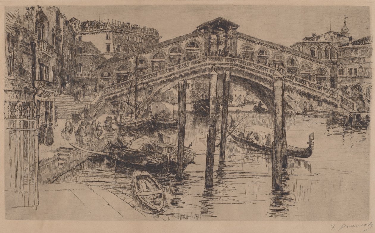 Rialto, Wenecja autorstwa Frank Duveneck