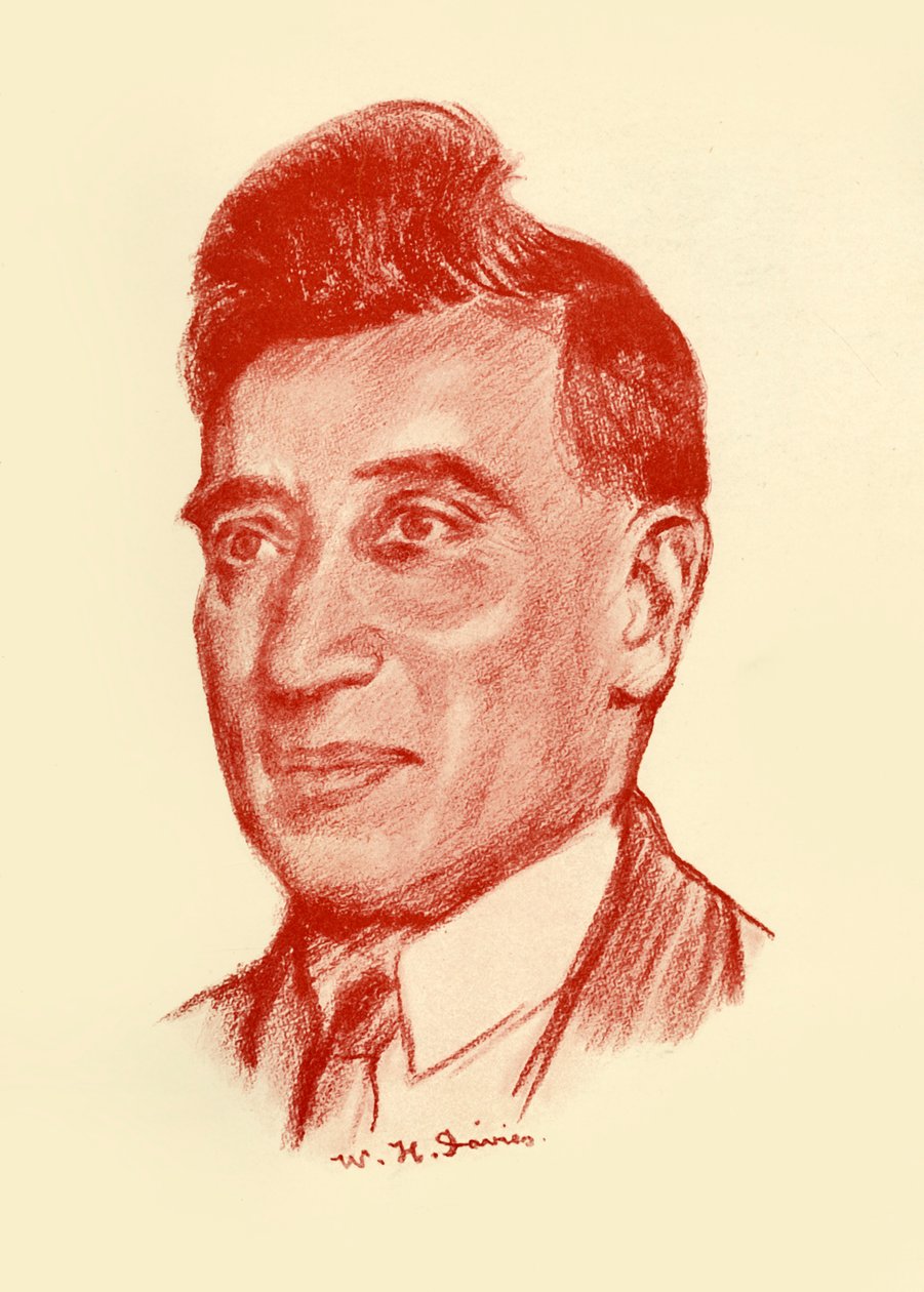 „W. H. Daviesa, 1928. autorstwa Frank E Slater