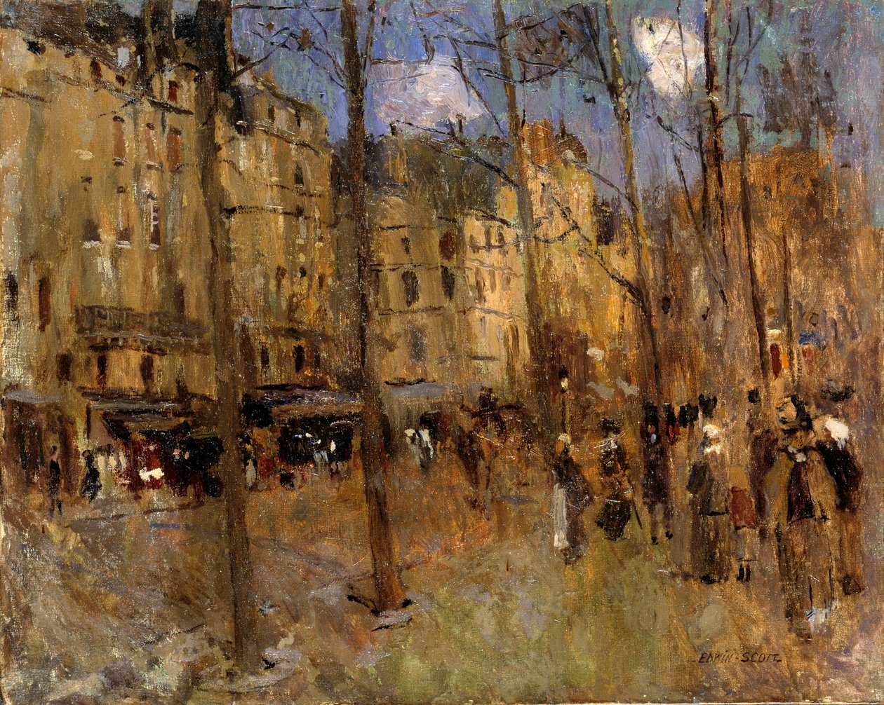 Boulevard St. Germain, b.d. autorstwa Frank Edwin Scott