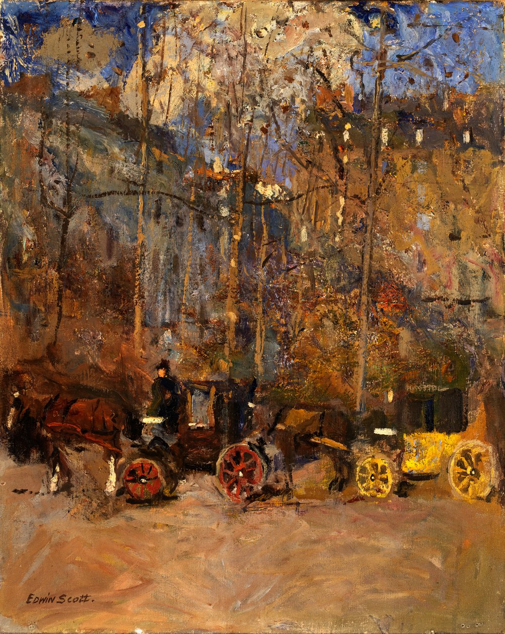 Kabiny, b.d. autorstwa Frank Edwin Scott