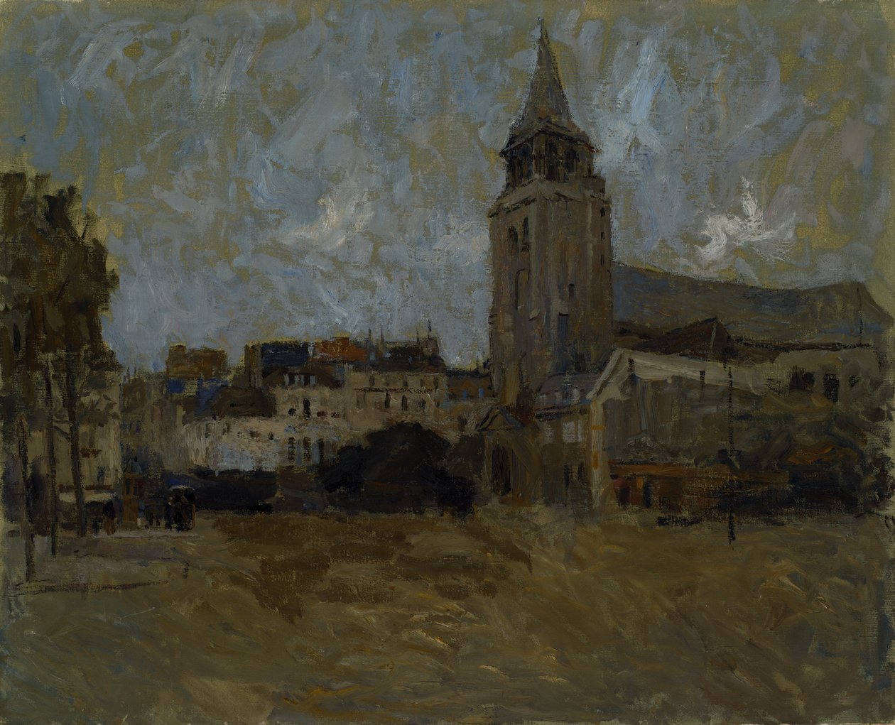 Place St. Germain des Pres, b.d. autorstwa Frank Edwin Scott