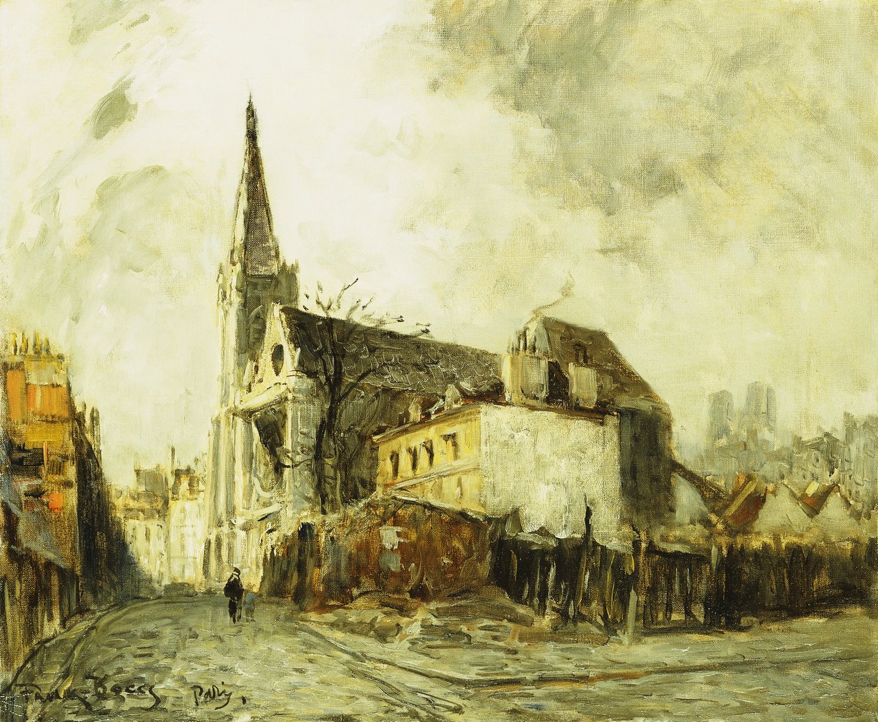 Katedra w Paryżu, autorstwa Frank Myers Boggs