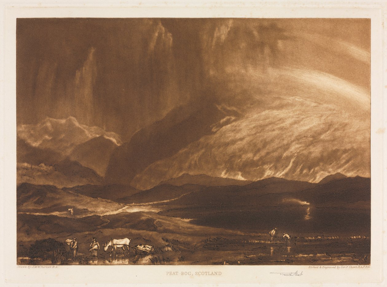 Torfowisko, Szkocja, 1937. autorstwa Frank Short