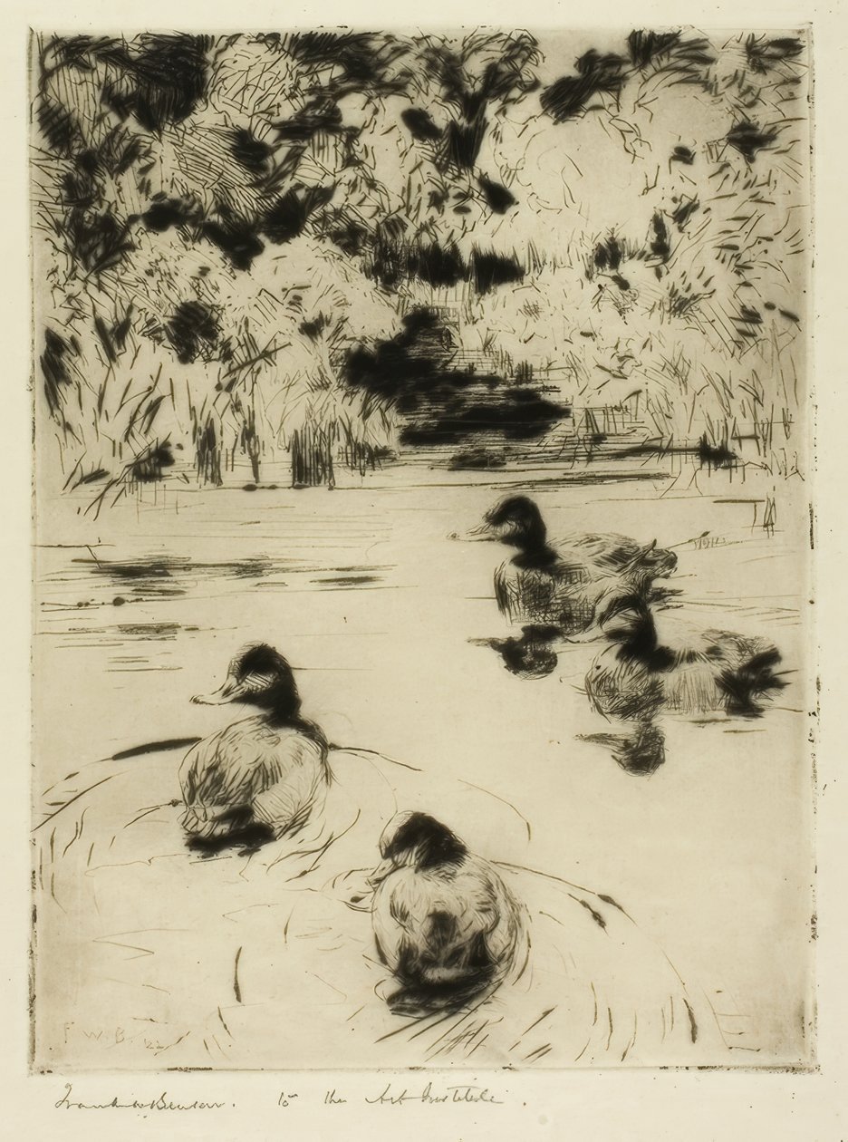 Małe ptaszki autorstwa Frank Weston Benson