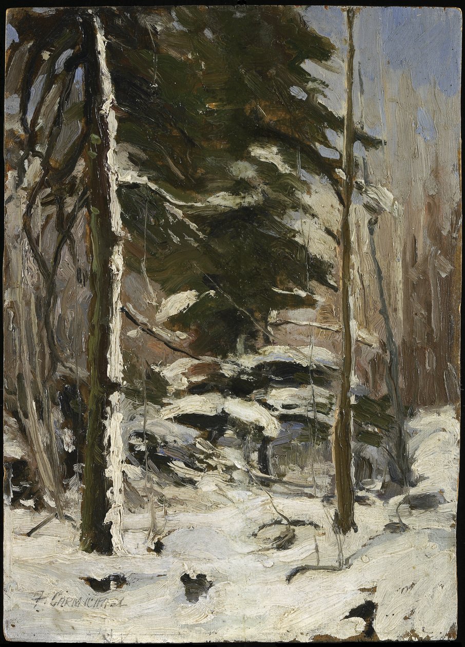 Krawędź Lasu, ok. 1914 autorstwa Franklin Carmichael