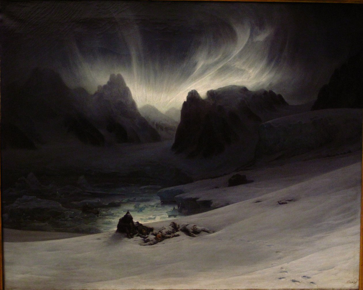 Magdalenefjorden autorstwa François Auguste Biard