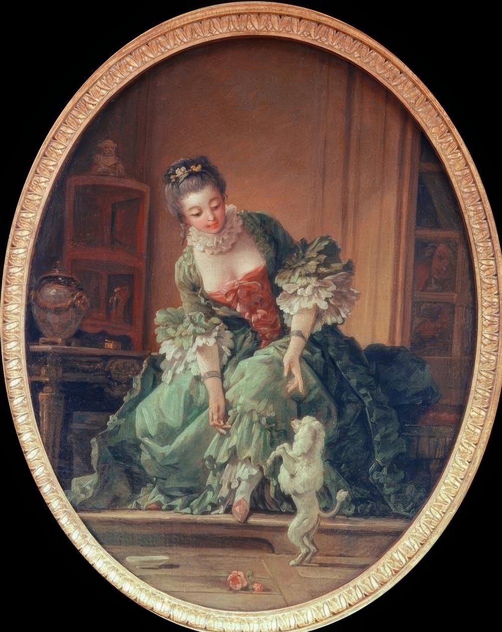 Potulny szczeniak autorstwa François Boucher